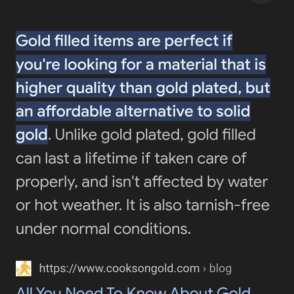 18k Gold Filled 1mm Singapore Chain - Picture 10 of 10